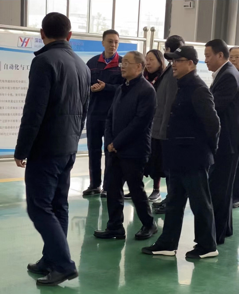 湖南省委书记杜家毫一行来QY千亿国际怀化生产基地视察